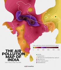 Air Pollution Map Of India What Is Your City Breathing