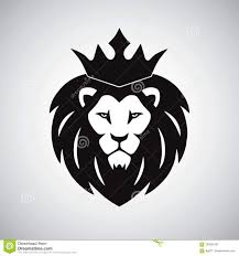 Lion King With Crown Logo Stock Vector Illustration Of Creative