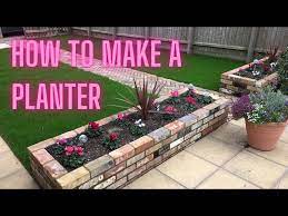 A Brick Raised Garden Planter