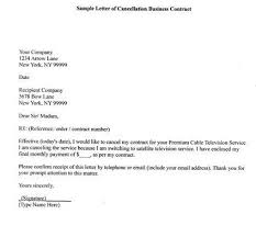Cancel Contract Letter Rome Fontanacountryinn Com