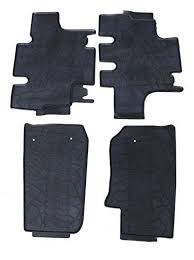 black rubber floor mats for 2007 2016