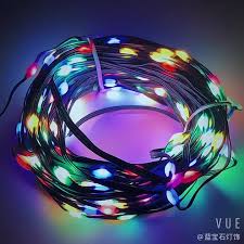 10 100m Led String Lights Green Wire