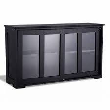 Black Kitchen Cabinet Buffet Sideboard