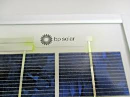 bp solar panel with bracket mounting