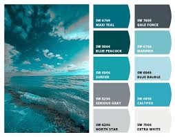 15 Color Palettes Inspired By The Ocean