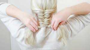 How to make a fishtail braid. How To Fishtail Braid Your Own Hair Everyday Hair Inspiration