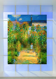 Artists Garden At Vetheuil Window Cling