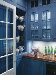 Vintage Glass Door Kitchen Cabinet