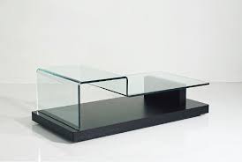 Slope Modern Glass Coffee Table