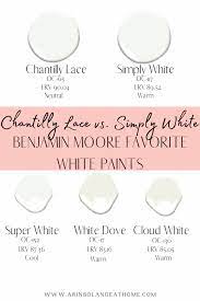 Simply White Vs Chantilly Lace