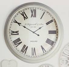 Buy Extra Large Cream Wall Clock From