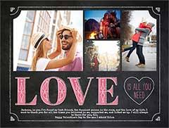 201 customizable photo collage templates: Love Collage Maker Create A Free Romantic Collage Online