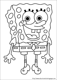 1) if you have javascript enabled you can click the print link in the top half of the page and it will automatically print the coloring page only and ignore the advertising and. Spongebob Coloring Pages Free For Kids