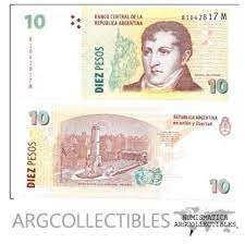 Argentina Billete 10 Pesos De Emergencia Pick S2392 Vf 2000 15 07  gambar png