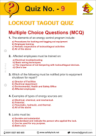 Pixie dust, magic mirrors, and genies are all considered forms of cheating and will disqualify your score on this test! Lockout Tagout Questions Answers For Interview Loto Quiz E Square Alliance