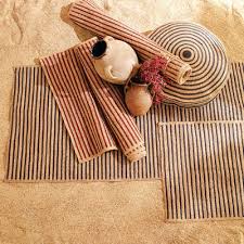 striped jute cotton rugs