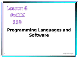 In case of borrowings they point out the immediate source of borrowing, its origin, and parallel forms in cognate languages. Ppt Programming Languages And Software Powerpoint Presentation Free Download Id 5504291
