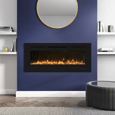 wall mounted electric fireplace
