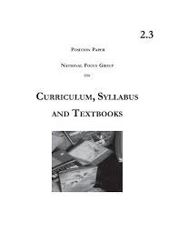 curriculum syllabus and textbooks