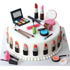 makeup kit fondant cake 2kgs send