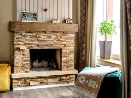 Rustic Wood Fireplace Mantel Rustic