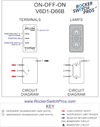 Carling type rocker switch wiring diagram u2013 stedi. V6d1 Rocker Switch On Off On Spdt 2 Lights Rocker Switch Pros
