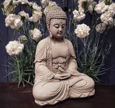 Buddha Stoneware Garden Ornament