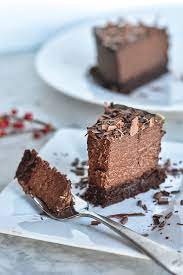 Paleo Chocolate Mousse Cake gambar png