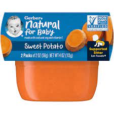 gerber 1st foods sweet potato 2 pack 2 pack 2 oz packs