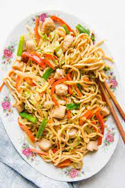 the easiest en chow mein 雞肉炒麵