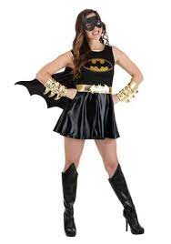 women s heroic bat costume size large black