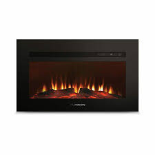 26 Curved Glass Electric Rv Fireplace