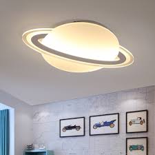 Modern Style Saturn Led Ceiling Lamp For Kid S Room Lighting Led Lights