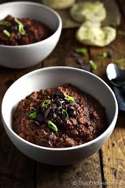 vegetarian chocolate quinoa chili jump to recipe