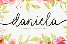 20 Best Cursive Fonts With Fancy Pretty Styling Design