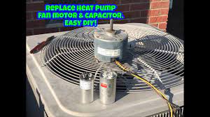 how to replace fan motor and capacitor