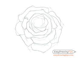 Techniques in this lesson can be applied to any drawing or painting medium. How To Draw A Rose Step By Step Tutorial Easydrawingtips