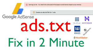 fix some ads txt file issues