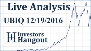 Ubiq Stock Live Analysis 12 19 2016