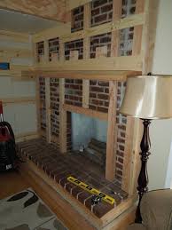 Framing The Old Brick Fireplace
