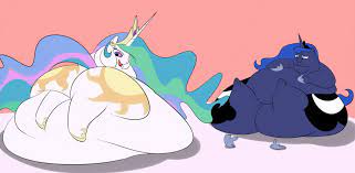 Luna's skyrocketing weight took its toll on a palace that was not designed to contain so much volume. Celestia V Luna Weight Gain Duel Part 3 By Astrozone Fur Affinity Dot Net