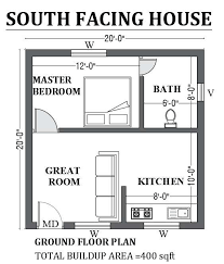 20 X20 South Facing House Design As