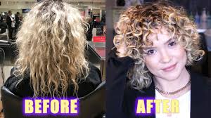 The best thing about this hairstyle for long, curly hair is that it's, like, deceivingly easy to recreate. Damaged Blonde Curly Hair Transformation 2c 3b Curls Youtube