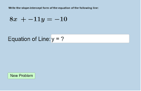 Standard Form To Slope Intercept Form