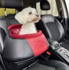 Dog Car Carrier Dog Basket Eco Leather