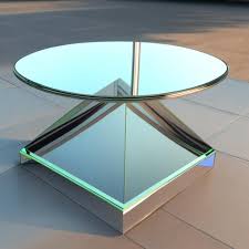 Coffee Table With A Triangle Shaped