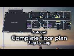 Autocad Complete Floor Plan For
