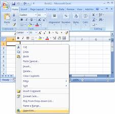 ms excel 2007 create a hyperlink to