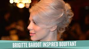 brigitte bardot inspired updo
