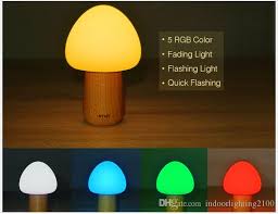 2020 Changeable Usb Chargeable Led Wooden Mushroom Night Lights Lamp Remote Control Table Lamp Desk Lights Lamp Beside Lighting From Indoorlighting2100 18 1 Dhgate Com